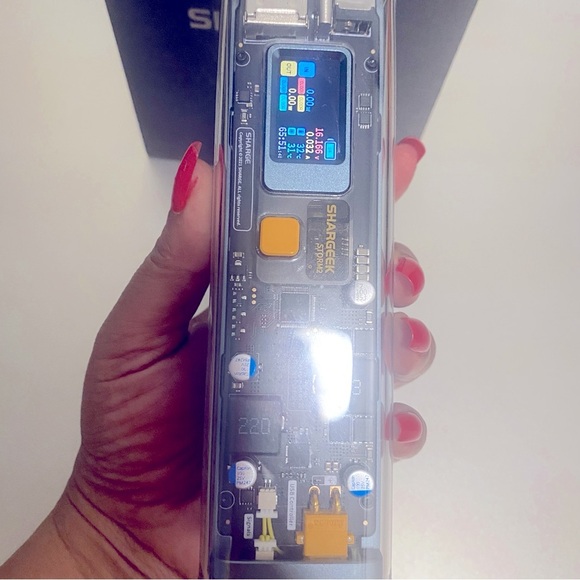 NIB Sealed Shargeek Storm 2 Portable Charger 100W 25600mAh Power Bank - Picture 8 of 16